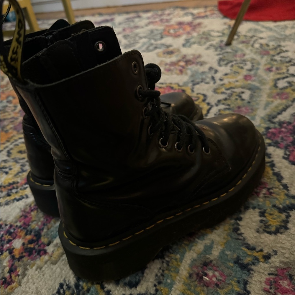 Doc Marten Leather Platforms